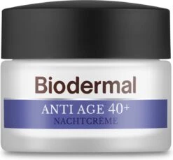 Biodermal Anti Age Nachtcrème 40+ - Nachtcrème Met Niacinamide & Peptide - Herstelt De Huidconditie En Verstevigt - 50ml -Verzorgingsvoordeel Huis 1200x1111 4