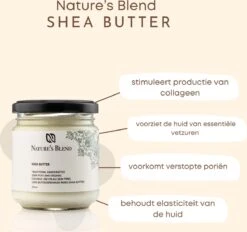 Nature's Blend - Shea Butter - Puur & Ongeraffineerd - 200 Ml - Huid En Lichaam -Verzorgingsvoordeel Huis 1200x1127