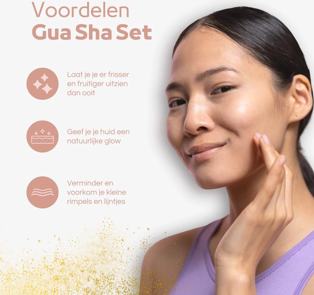 Sensage Gua Sha Set | 3-Delige Massage Set | 100% Natuurlijke Rozenkwarts Guasha Steen | Relax Anti Aging | Huidverzorging | Ontspanning | Gezichtsmassage | Lekkerder In Je Vel 4 Sensage Gua Sha Set | 3-Delige Massage Set | 100% Natuurlijke Rozenkwarts Guasha Steen | Relax Anti Aging | Huidverzorging | Ontspanning | Gezichtsmassage | Lekkerder In Je Vel - Afbeelding 4
