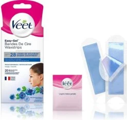 Veet - Easy-Gel Wax - Ontharingsstrips - Gezicht - Gevoelige Huid - 2 X 20 Stuks -Verzorgingsvoordeel Huis 1200x1135 6
