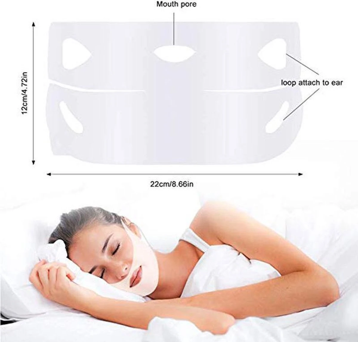 Facelift Masker - Gezicht Afslank Masker V-Line 2 Facelift Masker - Gezicht Afslank Masker V-Line - Afbeelding 2