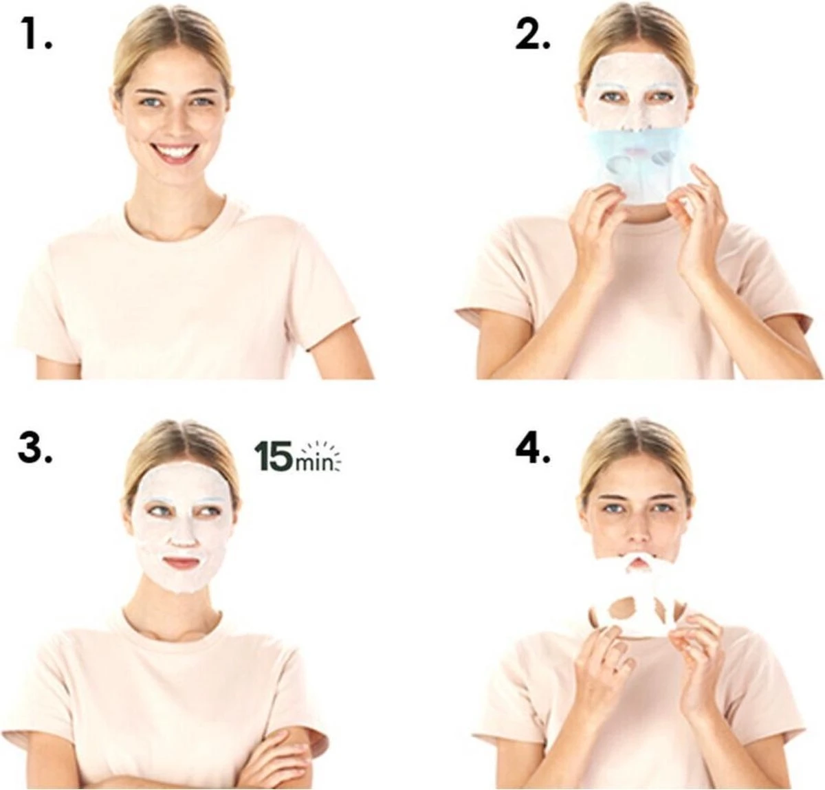 Garnier SkinActive Tissue Gezichtsmasker Hydraterend & Kalmerend - 1 Stuks 3 Garnier SkinActive Tissue Gezichtsmasker Hydraterend & Kalmerend - 1 Stuks - Afbeelding 3