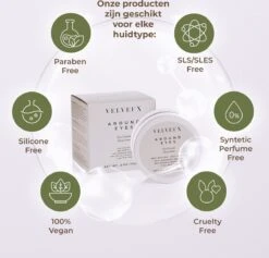 Velveux Oogcrème 15ML - Oogcreme - Eye Cream - Anti Wallen En Donkere Kringen - Anti Rimpel - 100% Natuurlijk - Skincare - Valentijnsdag Cadeau -Verzorgingsvoordeel Huis 1200x1150 15