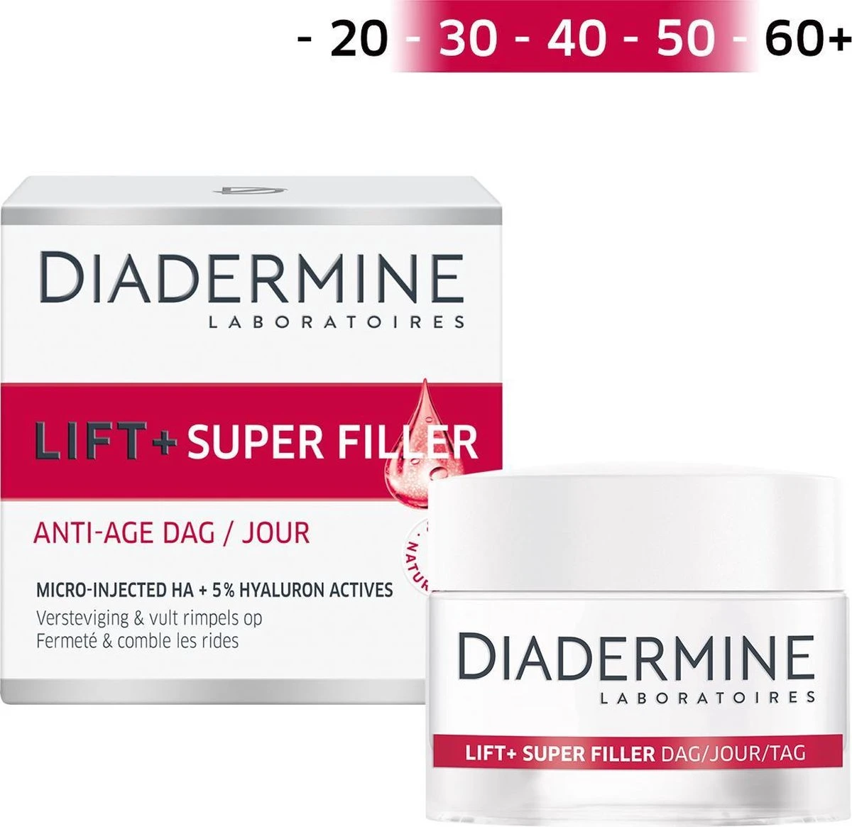 Diadermine Lift+ Superfiller Dagcreme 50ml 2 Diadermine Lift+ Superfiller Dagcreme 50ml - Afbeelding 2