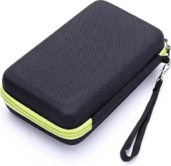 Merkloos Hard Cover Carry Case - Reisetui - Luxe Reisetui - Voor Philips Oneblade - Zwart
