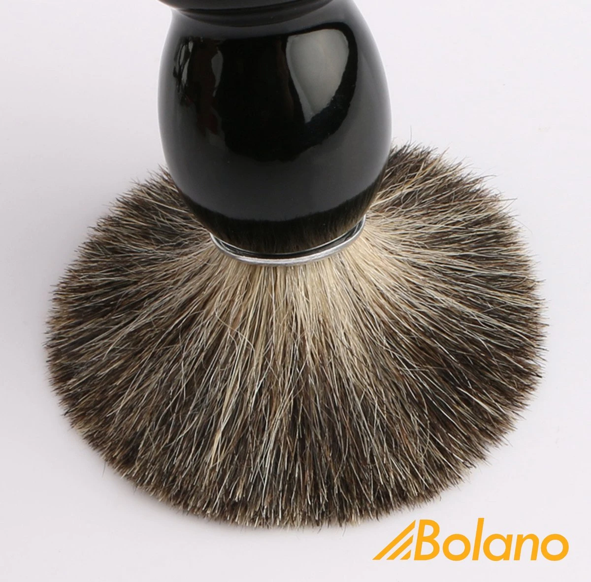 Bolano® Premium Duurzaam Scheerkwast Black Wood - Klassiek Scheerkwast Voor Mannen En Vrouwen - 100% Soepel Haar Voor Een Optimale Verdeling 3 Bolano® Premium Duurzaam Scheerkwast Black Wood - Klassiek Scheerkwast Voor Mannen En Vrouwen - 100% Soepel Haar Voor Een Optimale Verdeling - Afbeelding 3