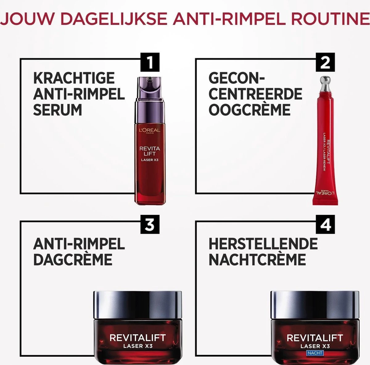 L’Oréal Paris Skin Expert Revitalift Laser X3 Anti-rimpel Nachtcrème - 50 Ml 7 L’Oréal Paris Skin Expert Revitalift Laser X3 Anti-rimpel Nachtcrème - 50 Ml - Afbeelding 7