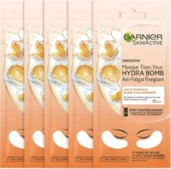 Garnier SkinActive Tissue Oogmasker - 5 Stuks - Sinaasappelsap En Hyaluronzuur - Voordeelverpakking 16 Garnier SkinActive Tissue Oogmasker - 5 Stuks - Sinaasappelsap En Hyaluronzuur - Voordeelverpakking -Verzorgingsvoordeel Huis 1200x1184 20