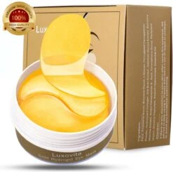 Collageen Oogmasker Luxovita - Wallen Wegwerken/Donkere Kringen/Rimpels - Hydraterend - 24k Goud Oog Masker - Eye Pads - Gel Oogmaskers - 60 Stuks -Verzorgingsvoordeel Huis 1200x1191 8