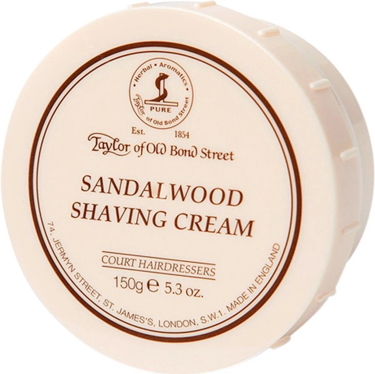 Taylor Of Old Bond Street Sandalwood Shaving Cream 150 Gr. 4 Taylor Of Old Bond Street Sandalwood Shaving Cream 150 Gr. - Afbeelding 4