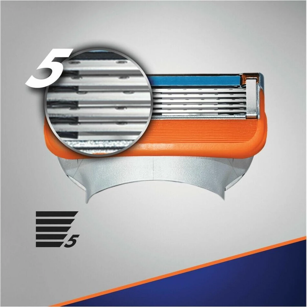 Gillette® Gillette Fusion5 Scheermesjes/navulmesjes - 8 Stuks 4 Gillette® Gillette Fusion5 Scheermesjes/navulmesjes - 8 Stuks - Afbeelding 4