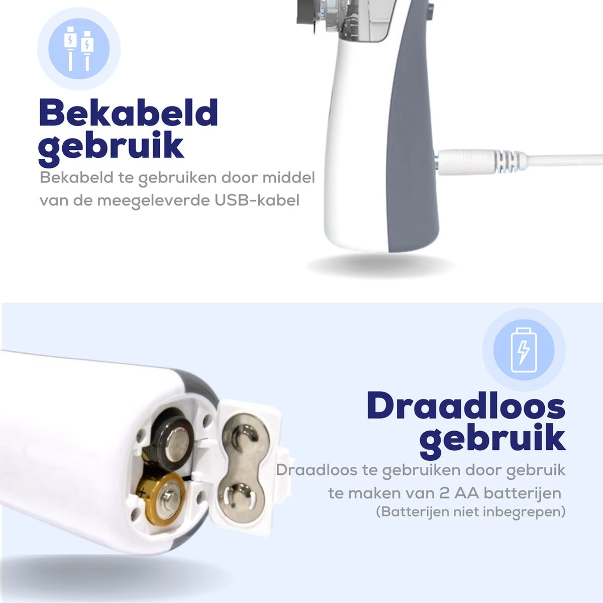 Aerosoltoestel Met 3 Mondstukken - Nebulizer Inhalator - Aerosoltoestel Kinderen, Volwassenen En Baby's - Vernevelaar Inhalator - Gezichtsstomer - Helpt Tegen Luchtwegaandoeningen 4 Aerosoltoestel Met 3 Mondstukken - Nebulizer Inhalator - Aerosoltoestel Kinderen, Volwassenen En Baby's - Vernevelaar Inhalator - Gezichtsstomer - Helpt Tegen Luchtwegaandoeningen - Afbeelding 4