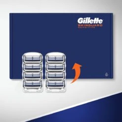 Gillette® Gillette SkinGuard Sensitive Scheermesjes Mannen - 8 Stuks - Brievenbus Verpakking -Verzorgingsvoordeel Huis 1200x1200 1078