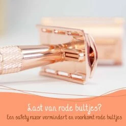 Bamboozy Safety Razor + 10 Scheermesjes Aluminium Rose Gold Goud Unisex Voor Vrouwen Scheermes -Verzorgingsvoordeel Huis 1200x1200 1084