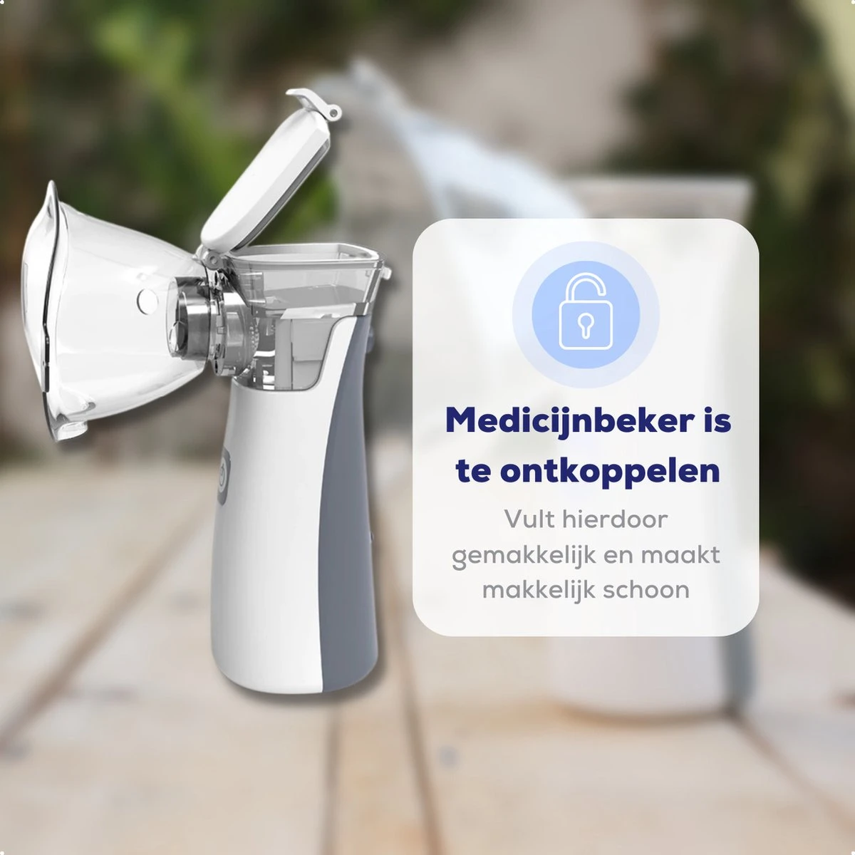 Aerosoltoestel Met 3 Mondstukken - Nebulizer Inhalator - Aerosoltoestel Kinderen, Volwassenen En Baby's - Vernevelaar Inhalator - Gezichtsstomer - Helpt Tegen Luchtwegaandoeningen 9 Aerosoltoestel Met 3 Mondstukken - Nebulizer Inhalator - Aerosoltoestel Kinderen, Volwassenen En Baby's - Vernevelaar Inhalator - Gezichtsstomer - Helpt Tegen Luchtwegaandoeningen - Afbeelding 9
