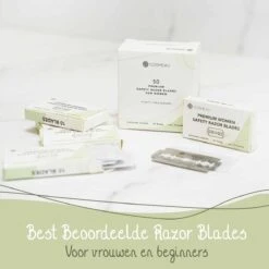Cosmeau Safety Razor Blades Voor Vrouwen Alle Lichaamsdelen - 50 Stuks Safety Razor Scheermesjes Mesjes Voor Bamboozy Safety Razors - Platinum - Zero Waste 10 Cosmeau Safety Razor Blades Voor Vrouwen Alle Lichaamsdelen - 50 Stuks Safety Razor Scheermesjes Mesjes Voor Bamboozy Safety Razors - Platinum - Zero Waste -Verzorgingsvoordeel Huis 1200x1200 1093