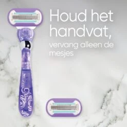 Gillette Venus Deluxe Smooth Swirl - Voor Een Extra Gladde Scheerbeurt - 1 Handvat - 1 Navulmesje -Verzorgingsvoordeel Huis 1200x1200 1115