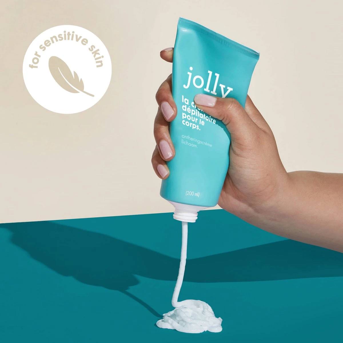 Jolly - Lichaamsontharingscrème - Voordeelverpakking 4 X 200 Ml 6 Jolly - Lichaamsontharingscrème - Voordeelverpakking 4 X 200 Ml - Afbeelding 6