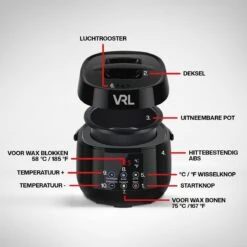 VRL Smart Wax Apparaat - Ontharing - Ontharingsapparaat - Touchscreen - LED Display - Geschikt Voor Alle Soorten Wax -Verzorgingsvoordeel Huis 1200x1200 1170