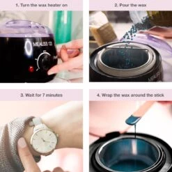 Kit Mealiss®120 - Wax - 1000 Gr Hypoallergene Wax - Spatels - 100ml Olie -Verzorgingsvoordeel Huis 1200x1200 1178