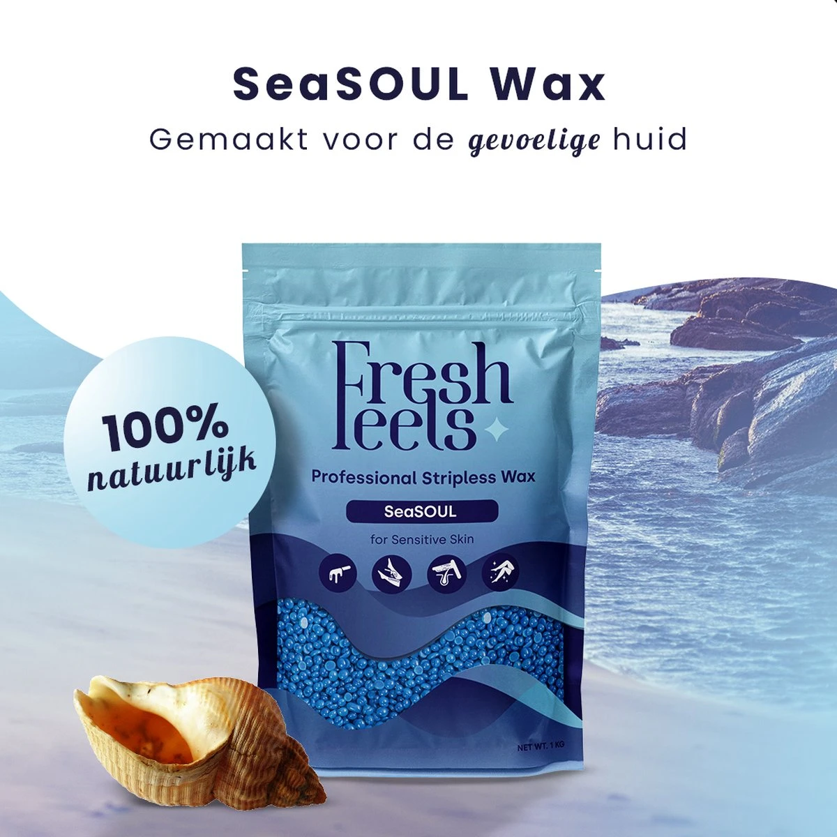 Freshfeels® Hard Wax Beans - Incl. 20x Wax Spatels - 1 KG - Voor Lichaam & Gezicht - Wax Parels - Wax Bonen - Wax Korrels - Voor Gevoelige Huid - Fijn/Grof Haar - Brazilian Hard Wax - Aqua Blauw 6 Freshfeels® Hard Wax Beans - Incl. 20x Wax Spatels - 1 KG - Voor Lichaam & Gezicht - Wax Parels - Wax Bonen - Wax Korrels - Voor Gevoelige Huid - Fijn/Grof Haar - Brazilian Hard Wax - Aqua Blauw - Afbeelding 6