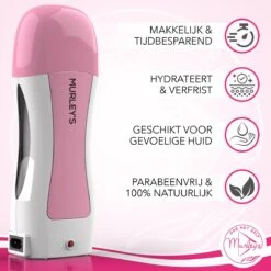 MURLEY'S Wax Apparaat Roll-On Honing Wax Ontharing Set Met 5x Cartridges + Before En After Sprays + 100 Strips- Voor Lichaam En Gezicht - Zwart 10 MURLEY'S Wax Apparaat Roll-On Honing Wax Ontharing Set Met 5x Cartridges + Before En After Sprays + 100 Strips- Voor Lichaam En Gezicht - Zwart -Verzorgingsvoordeel Huis 1200x1200 1218