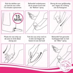 MURLEY'S Wax Apparaat Roll-On Honing Wax Ontharing Set Met 5x Cartridges + Before En After Sprays + 100 Strips- Voor Lichaam En Gezicht - Zwart 11 MURLEY'S Wax Apparaat Roll-On Honing Wax Ontharing Set Met 5x Cartridges + Before En After Sprays + 100 Strips- Voor Lichaam En Gezicht - Zwart -Verzorgingsvoordeel Huis 1200x1200 1219
