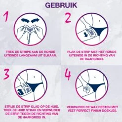 Veet - Easy-Gel Wax - Ontharingsstrips - Bikinilijn - Gevoelige Huid - 2 X 16 Stuks -Verzorgingsvoordeel Huis 1200x1200 1229