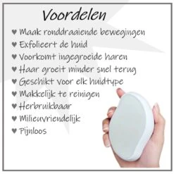 EPC® Crystal Hair Removal - Pijnloos Ontharen - Kristal Haarverwijderaar - Ontharing Kristalpad - Glas - Scrubi - Bleame - Eraser Remover - Armen Benen Bikinilijn - Wit 7 EPC® Crystal Hair Removal - Pijnloos Ontharen - Kristal Haarverwijderaar - Ontharing Kristalpad - Glas - Scrubi - Bleame - Eraser Remover - Armen Benen Bikinilijn - Wit -Verzorgingsvoordeel Huis 1200x1200 1233