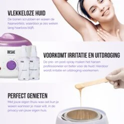 Premium Wax Set Inclusief 400gr Wax Bonen - Pre- & After-Wax Spray - 20 Aanbreng Spatels -Verzorgingsvoordeel Huis 1200x1200 1234