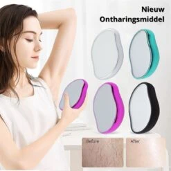 Crystal Hair Removal - Kristalpad Als Haarverwijderaar Voor Mannen/vrouwen - Ladyshaves - Bodygroomer - Wit -Verzorgingsvoordeel Huis 1200x1200 1272
