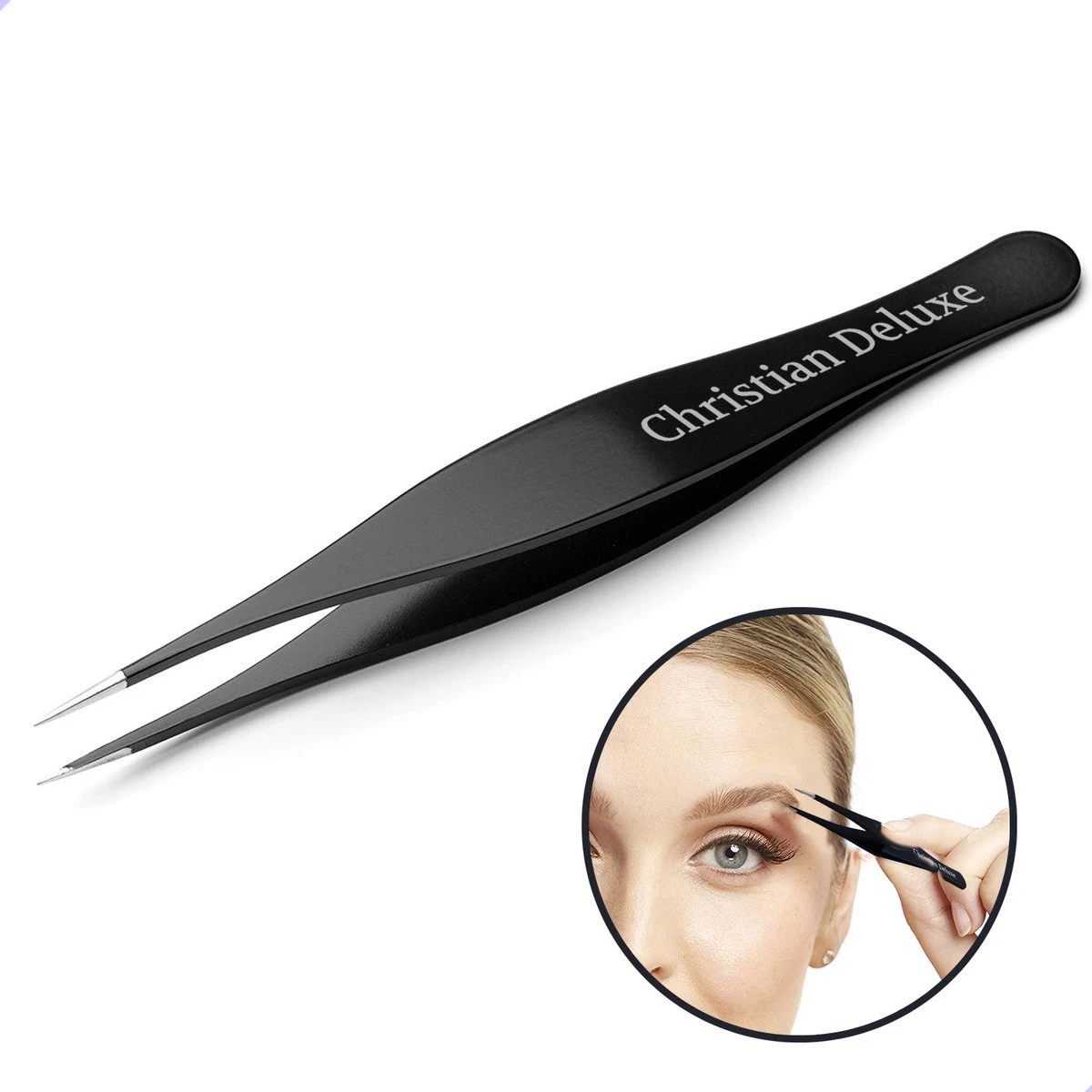 Christian Deluxe - Epileer Pincet - Punt Pincet - Point Tweezer - Dark Sky 1 Christian Deluxe - Epileer Pincet - Punt Pincet - Point Tweezer - Dark Sky