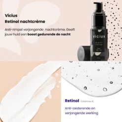 Vicius® - Nachtcrème Voor Vrouwen - Retinol - Anti Rimpel Crème - Hydraterende Gezichtscrème - 50ml 11 Vicius® - Nachtcrème Voor Vrouwen - Retinol - Anti Rimpel Crème - Hydraterende Gezichtscrème - 50ml -Verzorgingsvoordeel Huis 1200x1200 1374