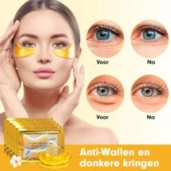 Imperatoris | Gezichtsmasker - Collageen Oogmasker 30x (15 Paar) - Anti Wallen En Anti Rimpels - 24K Goud -Verzorgingsvoordeel Huis 1200x1200 1418