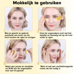 Imperatoris | Gezichtsmasker - Collageen Oogmasker 30x (15 Paar) - Anti Wallen En Anti Rimpels - 24K Goud -Verzorgingsvoordeel Huis 1200x1200 1421