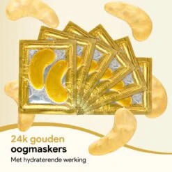 Collageen Oogmasker Tegen Wallen - 20 Paar (40 Stuks) - Gezichtsverzorging - Eye Oog Patches Pads - Goud -Verzorgingsvoordeel Huis 1200x1200 1473