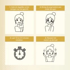 Collageen Oogmasker Tegen Wallen - 20 Paar (40 Stuks) - Gezichtsverzorging - Eye Oog Patches Pads - Goud -Verzorgingsvoordeel Huis 1200x1200 1476