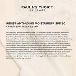 Paula's Choice RESIST Anti-Aging Dagcrème SPF 50 - Gecombineerde & Vette Huid - Mini 15 Ml -Verzorgingsvoordeel Huis 1200x1200 1482