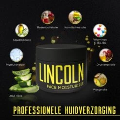 LINCOLN Dagcrème - Gezichtscrème Mannen | Anti Aging Crème Met Natuurlijk Hyaluronzuur, Moisturizer, Anti Rimpel Creme - 100ml 12 LINCOLN Dagcrème - Gezichtscrème Mannen | Anti Aging Crème Met Natuurlijk Hyaluronzuur, Moisturizer, Anti Rimpel Creme - 100ml -Verzorgingsvoordeel Huis 1200x1200 1495