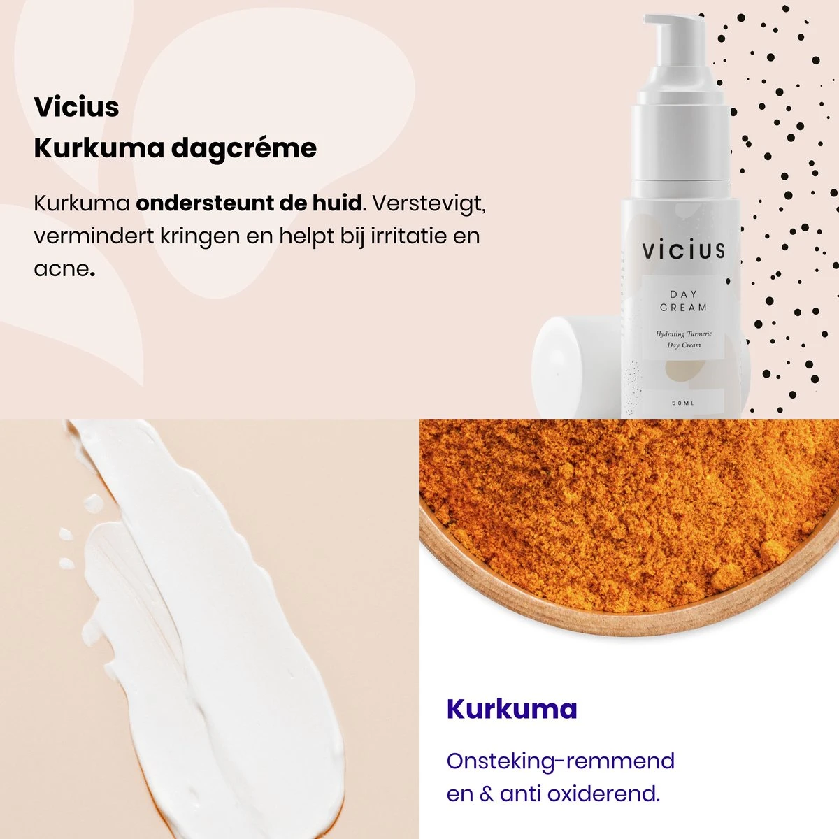 Vicius® - Dagcrème Voor Vrouwen - Moisturizer - Gezichtscrème - Anti Rimpel - Pigmentvlekken Creme - Verzorgingsproducten - Droge Huid - 50 Ml 8 Vicius® - Dagcrème Voor Vrouwen - Moisturizer - Gezichtscrème - Anti Rimpel - Pigmentvlekken Creme - Verzorgingsproducten - Droge Huid - 50 Ml - Afbeelding 8