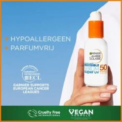 Garnier Ambre Solaire Invisible Super UV Serum SPF 50+ 30 Ml 10 Garnier Ambre Solaire Invisible Super UV Serum SPF 50+ 30 Ml -Verzorgingsvoordeel Huis 1200x1200 1623