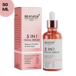 BEASICUI® Vitamine C Serum 30% - Gezichtsserum Met Hyaluronzuur En Vitamine E - Bevat Niacinamide En Collageen - 50ml