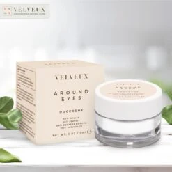 Velveux Oogcrème 15ML - Oogcreme - Eye Cream - Anti Wallen En Donkere Kringen - Anti Rimpel - 100% Natuurlijk - Skincare - Valentijnsdag Cadeau