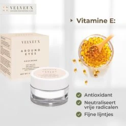 Velveux Oogcrème 15ML - Oogcreme - Eye Cream - Anti Wallen En Donkere Kringen - Anti Rimpel - 100% Natuurlijk - Skincare - Valentijnsdag Cadeau -Verzorgingsvoordeel Huis 1200x1200 1717