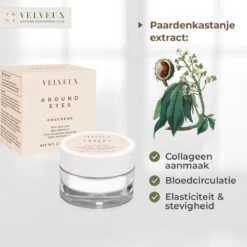 Velveux Oogcrème 15ML - Oogcreme - Eye Cream - Anti Wallen En Donkere Kringen - Anti Rimpel - 100% Natuurlijk - Skincare - Valentijnsdag Cadeau -Verzorgingsvoordeel Huis 1200x1200 1718