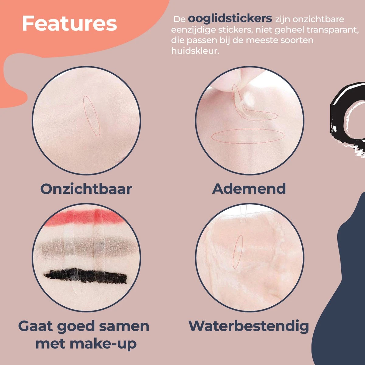 Le Civa Ooglidstickers Onzichtbaar 460 Stuks – Ooglidtape – Ooglidcorrectie – Ooglift Strips – Ooglid – Eye Tape – Hangende Oogleden – Vermoeide Ogen 3 Le Civa Ooglidstickers Onzichtbaar 460 Stuks – Ooglidtape – Ooglidcorrectie – Ooglift Strips – Ooglid – Eye Tape – Hangende Oogleden – Vermoeide Ogen - Afbeelding 3