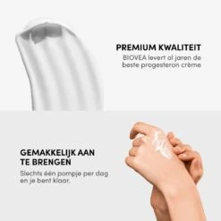 Biovea – Natuurlijke Progesteron Crème – Vermindert Opvliegers, Symptomen Van PMS En Normaliseert Menstruatiecycli – Bouwsteen Voor De Belangrijkste Hormonen – Verhoogt Het Gevoel Van Welzijn – 45 Dagen Voorraad (59 Ml.) -Verzorgingsvoordeel Huis 1200x1200 173