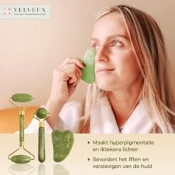 Velveux Gua Sha Jade Steen Gezichtsroller 4 Delige Set Cadeau Voor Vrouw - Geschenkset Vrouwen - Jade Roller - Gezichtsmassage - Valentijnsdag Cadeau 19 Velveux Gua Sha Jade Steen Gezichtsroller 4 Delige Set Cadeau Voor Vrouw - Geschenkset Vrouwen - Jade Roller - Gezichtsmassage - Valentijnsdag Cadeau -Verzorgingsvoordeel Huis 1200x1200 1774