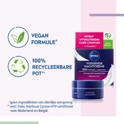 NIVEA Essentials Herstellend Droge Of Gevoelige Huid - 50 Ml - Nachtcrème -Verzorgingsvoordeel Huis 1200x1200 1837