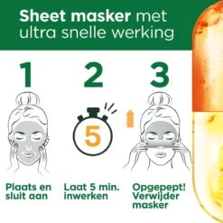 Garnier SkinActive Ampul Sheet Mask Met Ananas & Vitamine C Serum - 5 Stuks -Verzorgingsvoordeel Huis 1200x1200 1869